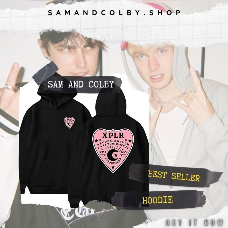 Sam And Colby XPLR Alphabet Signature Pullover Hoodie